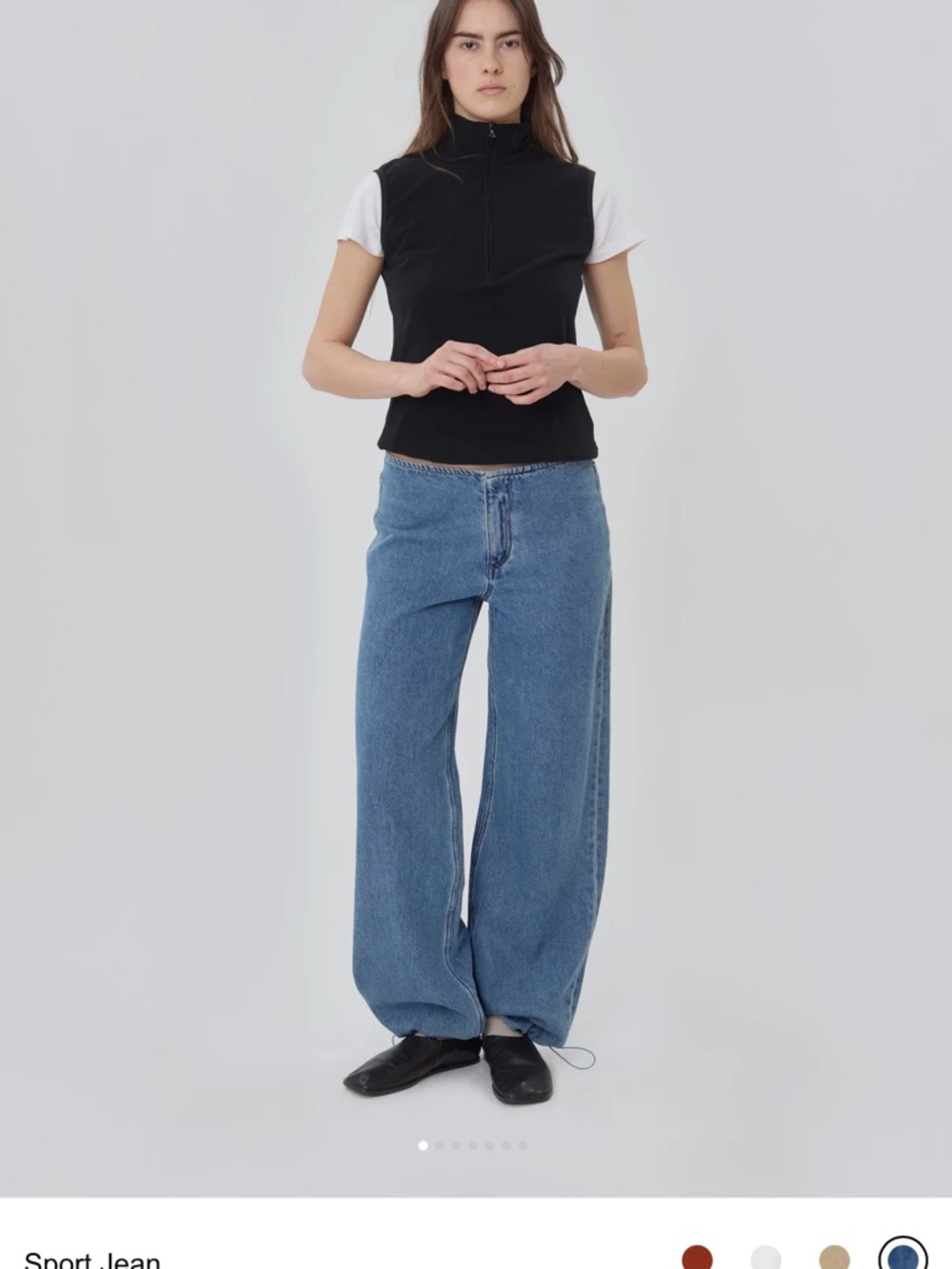 Still here low rise sport Jean- worn once